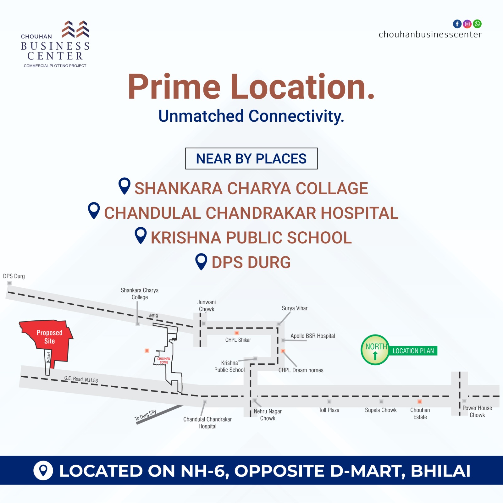 Chouhan Business Center - Strategic Location